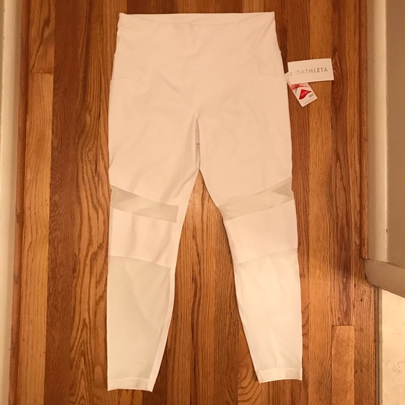 Athleta Pants - NEW ATHLETA Meshblock Pocket Pura Tight Large
